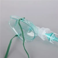 Högkvalitativ aerosolmask för andningsterapi Medicinsk disponibel nebulisator för vuxna syrgasmask