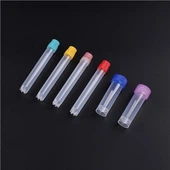 Hög standard 1,5 ml 2 ml laboratorieplasttest -frysrör